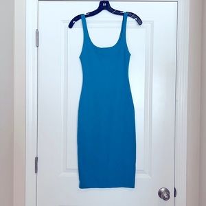 Zara Trafaluc midi dress | size: S | color: | turquoise